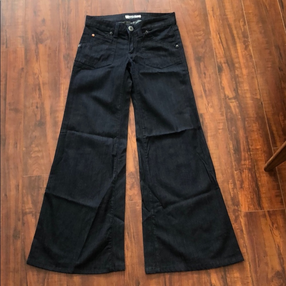 Hudson wide leg denim